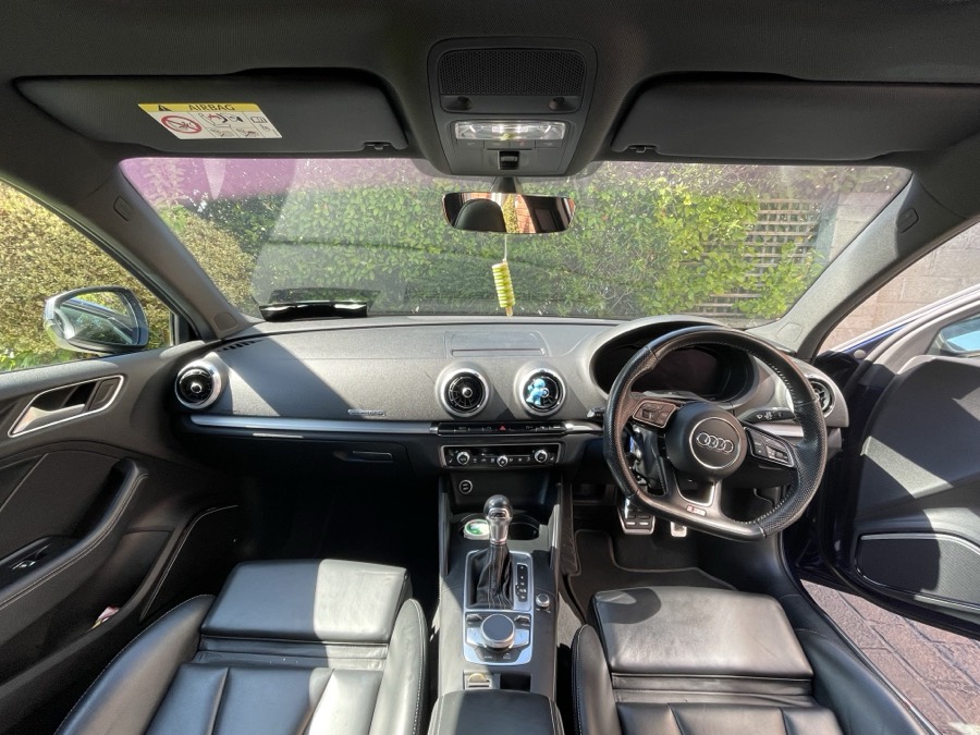 Dashboard and front seats